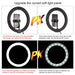 10.2 Ring Light with Usb 3 Modes Dual Colour Phone Clamp