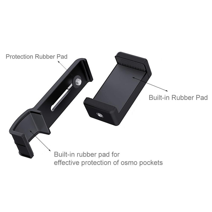 Smartphone Fixing Clamp 1/4 Holder Mount Bracket Grip