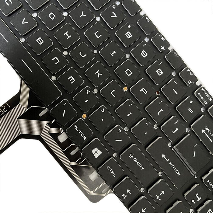 Us Version Colourful Backlight Laptop Keyboard For Msi Steel Gs60 / Gs70 / Gs72 / Gt72 / Ge62 / Ge72 / Gs73V