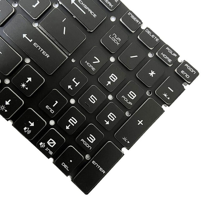 Us Version Colourful Backlight Laptop Keyboard For Msi Steel Gs60 / Gs70 / Gs72 / Gt72 / Ge62 / Ge72 / Gs73V