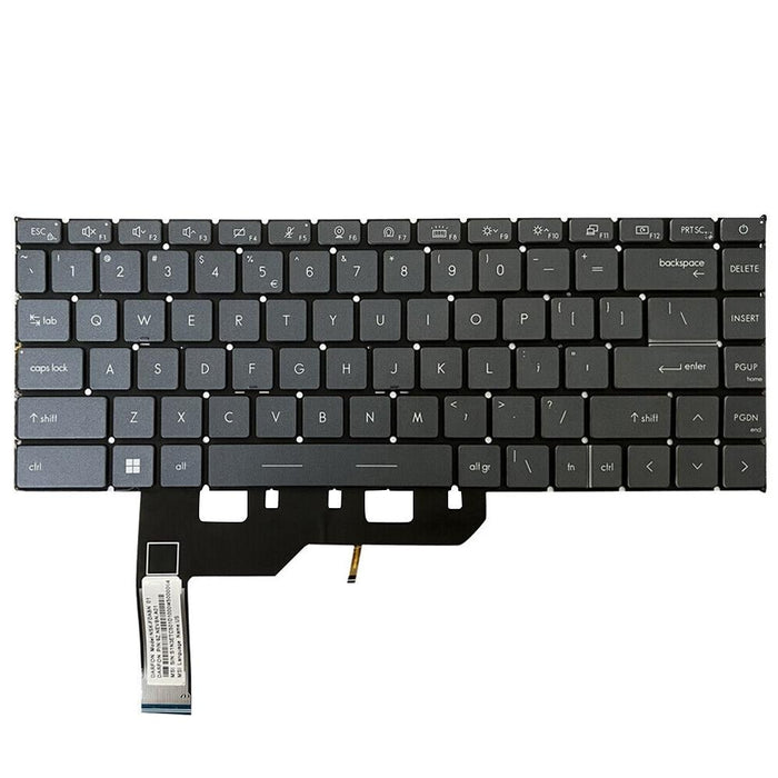 Us Version Laptop Keyboard With Backlight For Msi Ge66 Raider / Ms-1541 / Gp66 / Ms-1542/1543 / Gs66 / Ms-16V1 / Ms-16V2 / 10Sd / 10Se Grey