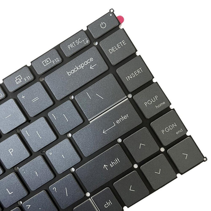 Us Version Laptop Keyboard With Backlight For Msi Ge66 Raider / Ms-1541 / Gp66 / Ms-1542/1543 / Gs66 / Ms-16V1 / Ms-16V2 / 10Sd / 10Se Grey