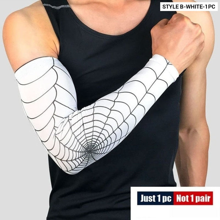 1Pc Cooling Sun Protection Arm Sleeves For Cycling Basketball Football