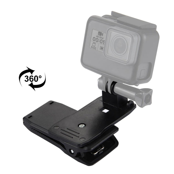 360 Degree Rotating Backpack Mount for Gopro Insta360 Dji
