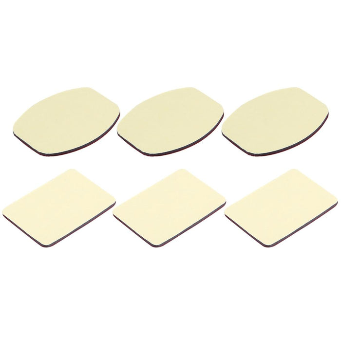 3 Flat Adhesive Pad Stickers Curved For Gopro Hero12