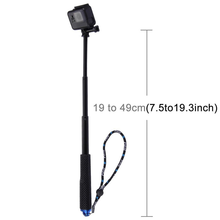 Extendable Monopod for Gopro and Other Action Cameras