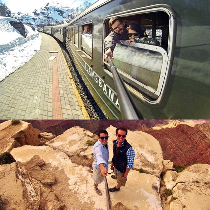 Extendable Monopod for Gopro and Other Action Cameras