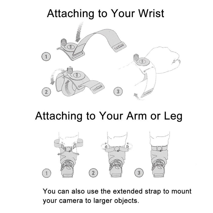 360 Degree Rotation Straps for Gopro Insta360 Dji Action