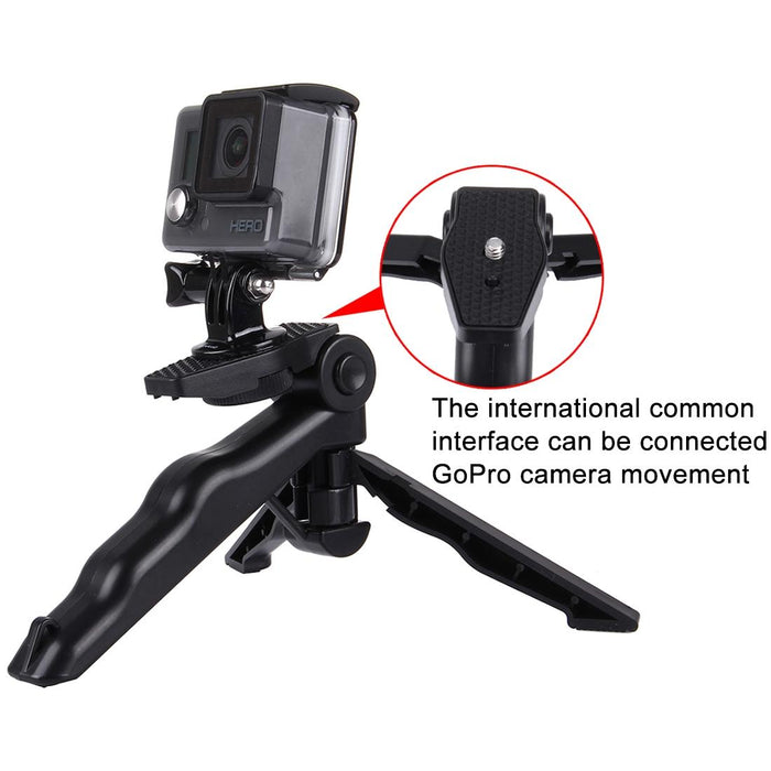 Grip Folding Tripod Mount for Gopro and Xiaoyi Action
