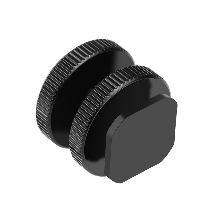 Reinforced Hot Shoe 1/4 Inch Screw Adapter With Double Nut For Dslr Cameras Gopro Hero10 Black / Hero9 Black / Hero8 Black / Hero7 /6 /5 /5 Session /4 Session /4 /3 & /3 /2 /1 Xiaoyi And Other Action Cameras