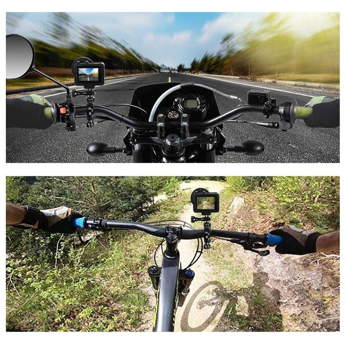 360 Degree Rotation Bike Aluminum Handlebar Adapter Mount