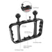 Aluminum Dual Handheld Diving Light Arm Mount for Action