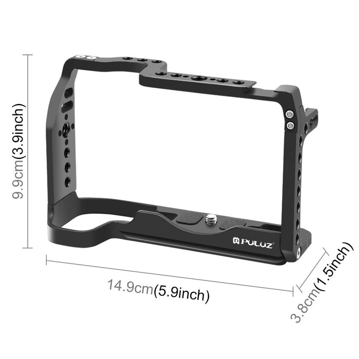 For Canon Eos-Rp Metal Camera Cage Stabilizer Rig Black