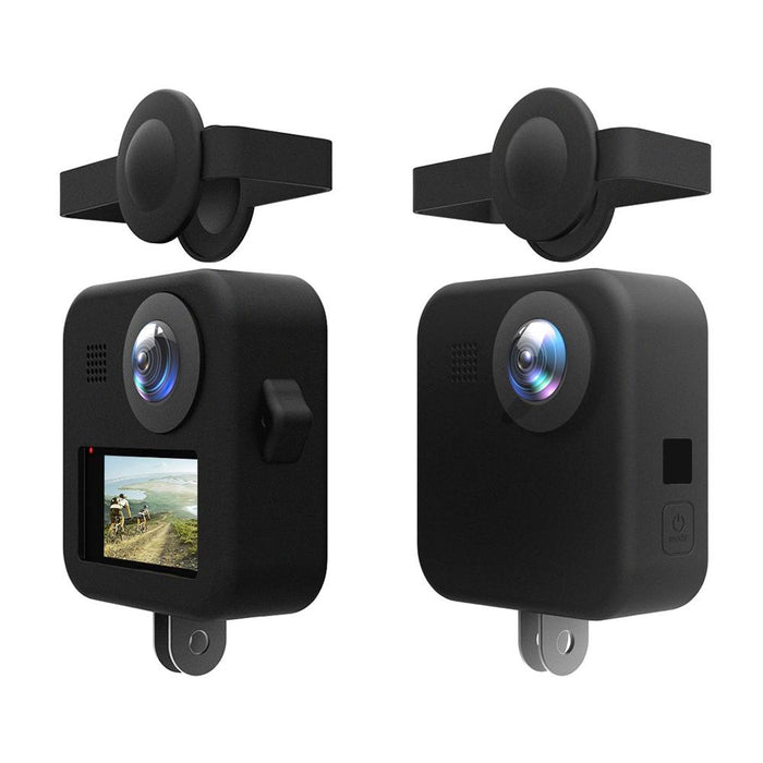 Silicone Protective Case for Gopro Max with Dual Lens Caps
