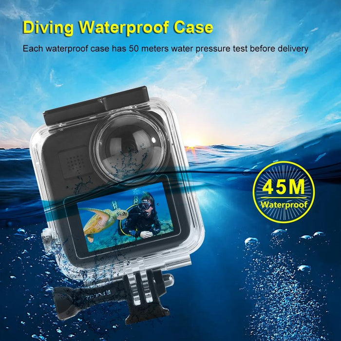 Waterproof Diving Case for Gopro Max - 45m Depth