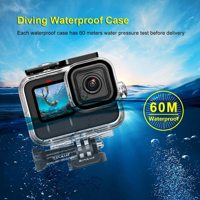 Gopro Hero12/11/10/9 60m Waterproof Housing Protective Case