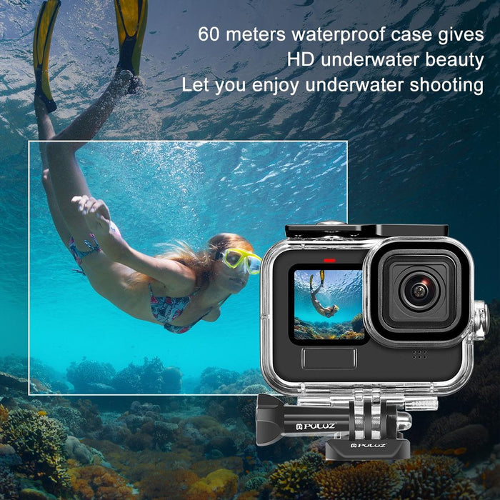 Gopro Hero12/11/10/9 60m Waterproof Housing Protective Case