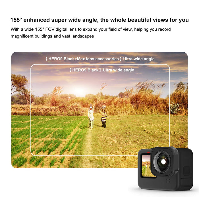 Max Lens Mod Wide Angle For Gopro Hero11 /hero10 /hero9