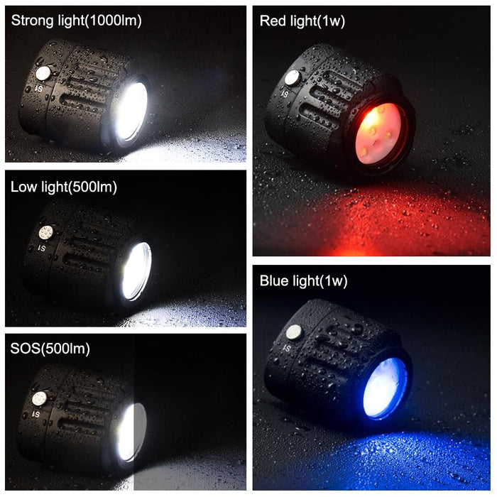 40m Underwater Led Photography Fill Light 1000lm Diving