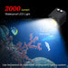 60m Underwater Led Photography Fill Light Diving For Gopro