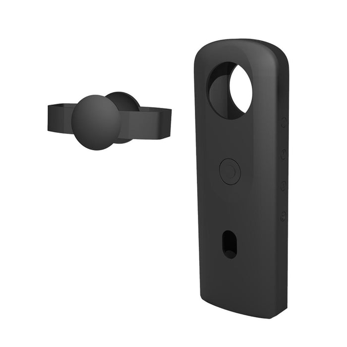 Silicone Protective Case With Lens Cover For Ricoh Theta