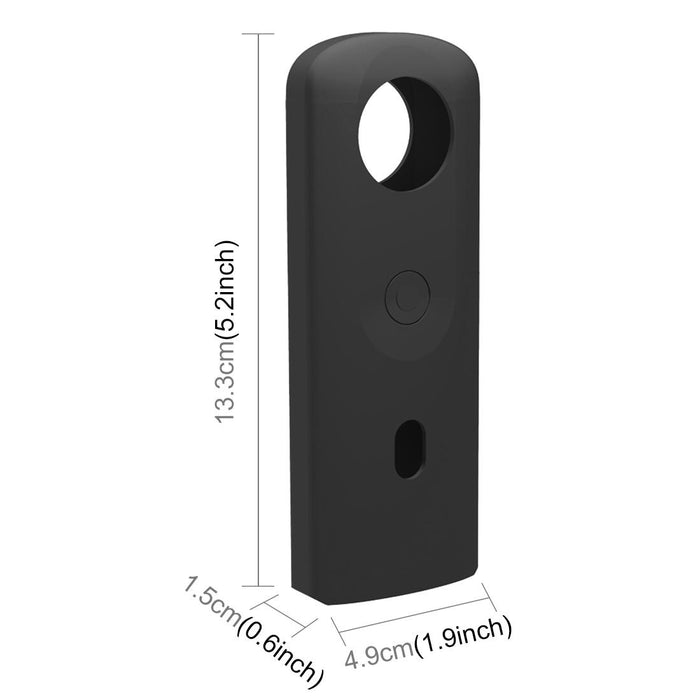 Silicone Protective Case With Lens Cover For Ricoh Theta