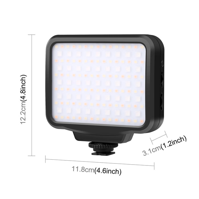 Handheld On-Camera Led Light With 2500-9900K & Rgb Fill For Photography