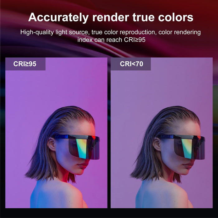 Handheld On-Camera Led Light With 2500-9900K & Rgb Fill For Photography