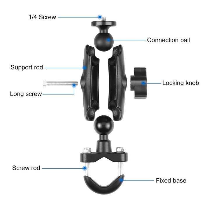 Motorcycle Handlebar Fixed Mount u Bolt Base Holder