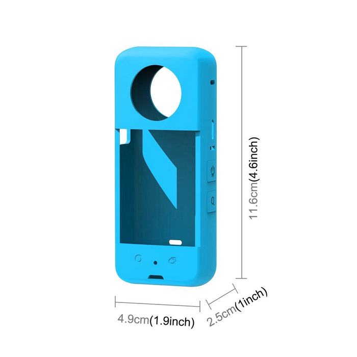 Silicone Protective Case with Lens Cover for Insta360 X3