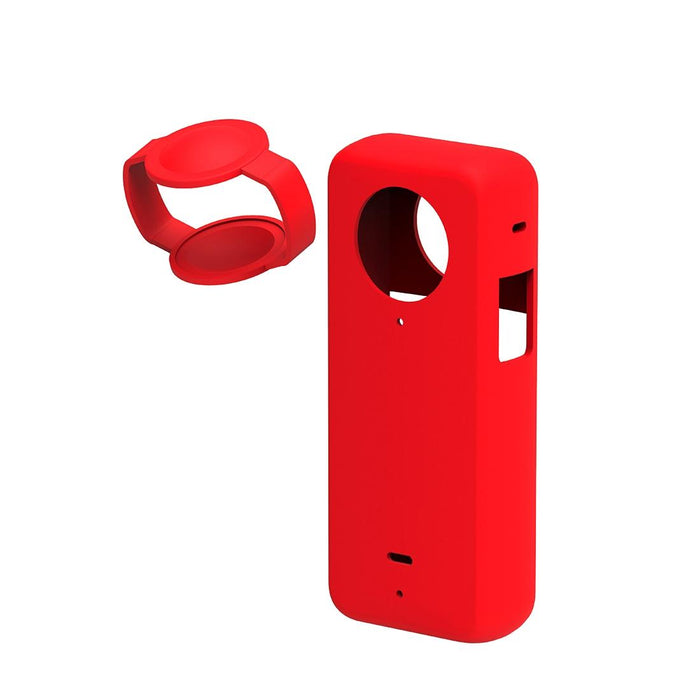Silicone Protective Case with Lens Cover for Insta360 X3