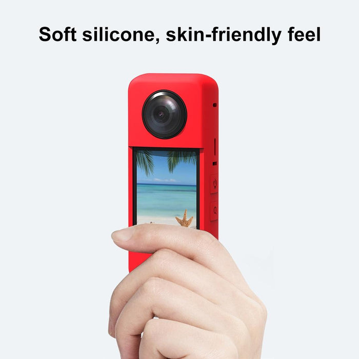 Silicone Protective Case with Lens Cover for Insta360 X3