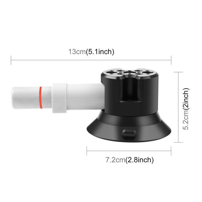 3 Inch Car Single Pump Suction Cup Aluminum Alloy Mount