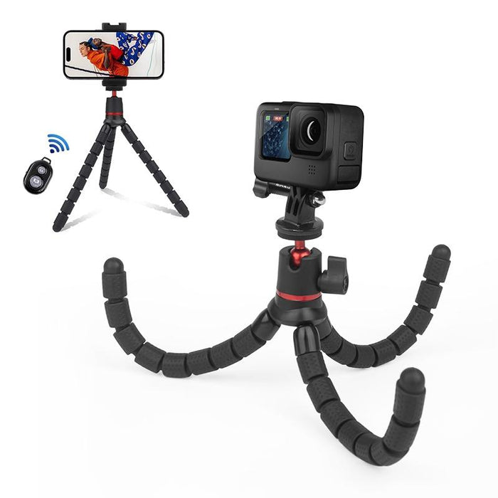 Mini Octopus Flexible Tripod Holder With Remote Control