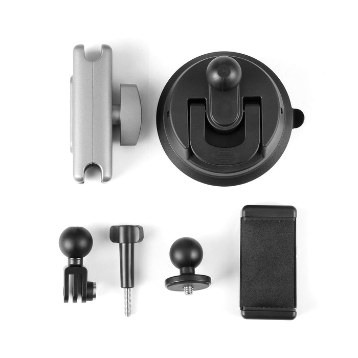 Car Suction Cup Arm Mount With Adapter And Long Screw