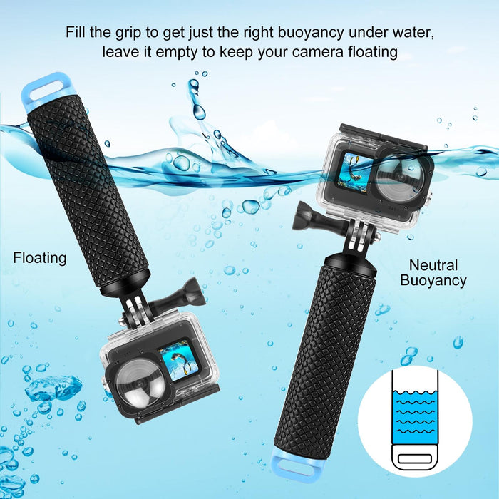 Floating Handle Hand Grip For Action Cameras