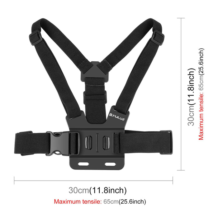 5 In 1 Adjustable Body Mount Belt Chest Strap With Phone