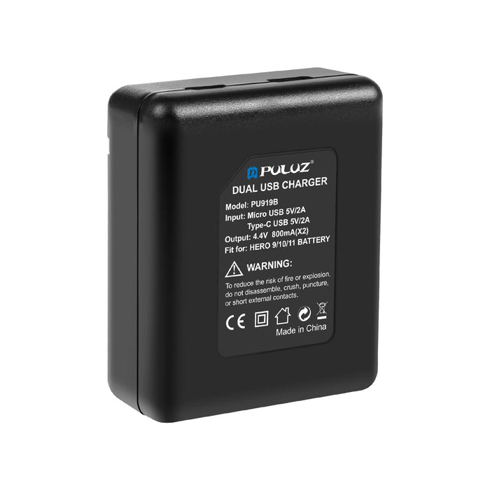 Dual Usb Charger for Gopro Hero 9 / 10 / 11 / 12 - Batteries