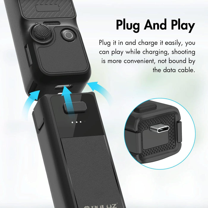 Battery Grip For Dji Osmo Pocket 2800Mah Black