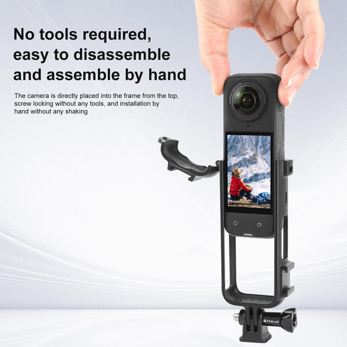 Insta360 X4 Cold Shoe Frame with Adapter and Screw