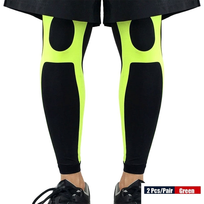 2Pcs/Pair Sun Protection Full Leg Long Sleeves for Running Basketball Football