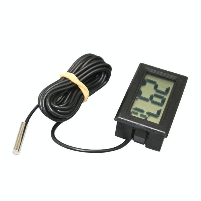 Mini Lcd Fridge Freezer Thermometer 1M Cable Black