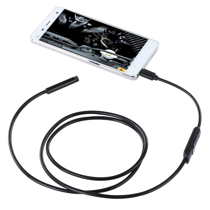 Waterproof Micro Usb Endoscope Snake Tube Inspection Camera With 6 Led For Otg Android Phone Length 1M Lens Diameter 7Mm