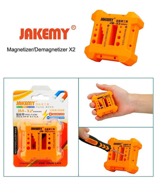 Jakemy Jm X2 Magnetizer/demagnetizer With Screwdriver Holes