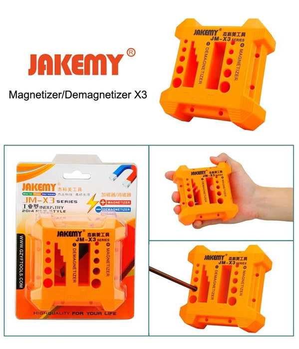 Jakemy Jm X3 Magnetizer/demagnetizer With Screwdriver Holes