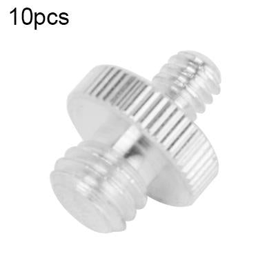 10Pcs 1/4 To 3/8 Stainless Steel Screw For Tripod Heads Silver