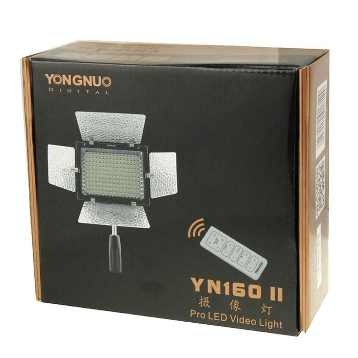 Yn-160 Ii Led Video Light With Luminance Remote Control For Canon Nikon Dslr Camera