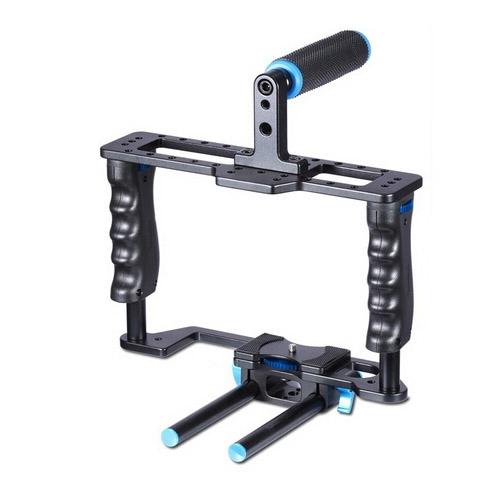 Ylg0107E-A Protective Cage Handle Stabilizer Top Set For Dslr Camera