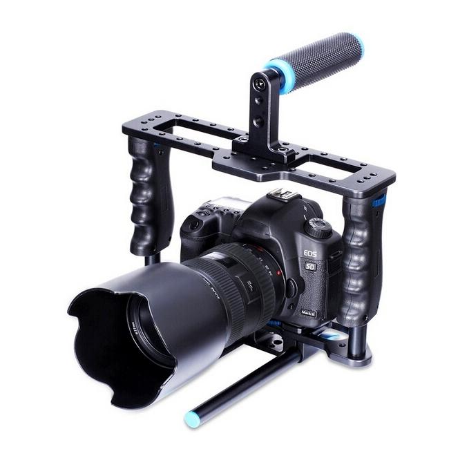 Ylg0107E-A Protective Cage Handle Stabilizer Top Set For Dslr Camera