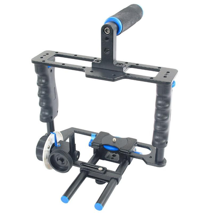 Ylg1103A-B Large Handle Video Camera Cage Stabilizer & Matte Box Kit For Dslr Camera / Video Camera